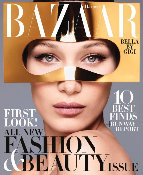 Белла Хадид в Harper’s Bazaar о критике серьезного лица