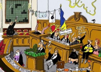 Украинские депутаты переодеваются, чтобы незаметно попасть в Раду