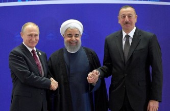 Путин встретился с главами Ирана и Азербайджана